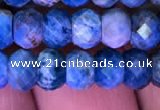 CRB1989 15.5 inches 4*6mm faceted rondelle apatite beads wholesale