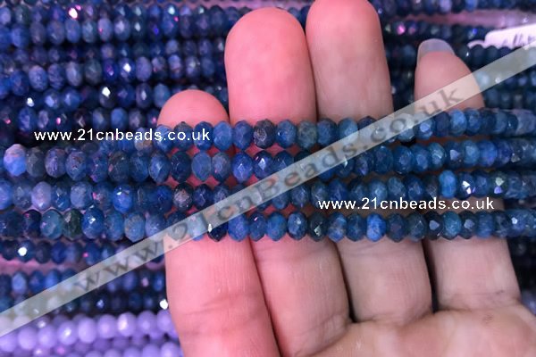 CRB1991 15.5 inches 4*6mm faceted rondelle apatite gemstone beads