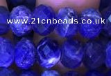 CRB1992 15.5 inches 6*8mm faceted rondelle sodalite beads