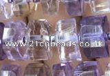 CRB2156 15.5 inches 9mm - 10mm faceted tyre ametrine beads