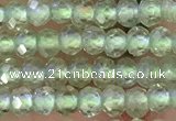 CRB2227 15.5 inches 2*3mm faceted rondelle prehnite beads