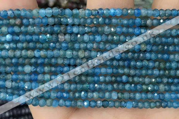 CRB2240 15.5 inches 2*3mm faceted rondelle apatite beads