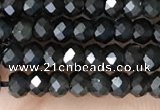 CRB2246 15.5 inches 2*3mm faceted rondelle obsidian beads