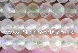 CRB2272 15.5 inches 3*4mm faceted rondelle prehnite beads