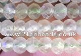 CRB2272 15.5 inches 3*4mm faceted rondelle prehnite beads