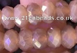 CRB2284 15.5 inches 5*8mm faceted rondelle moonstone beads