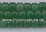 CRB2503 15.5 inches 6*8mm rondelle green aventurine beads