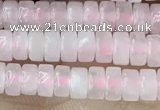 CRB2550 15.5 inches 2*4mm heishi rose quartz beads wholesale