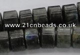 CRB256 15.5 inches 10*14mm rondelle labradorite gemstone beads