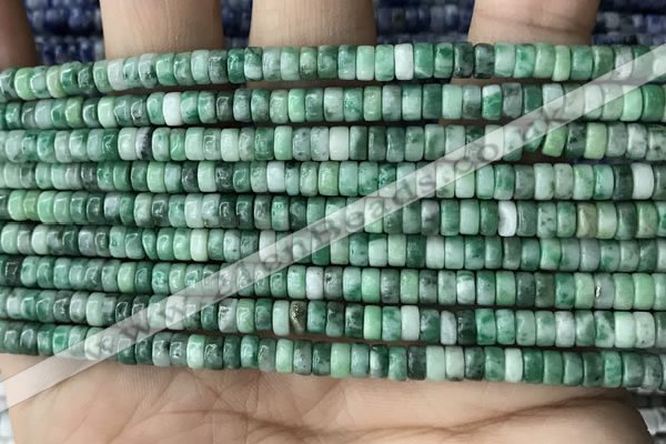 CRB2562 15.5 inches 2*4mm heishi Qinghai jade beads wholesale