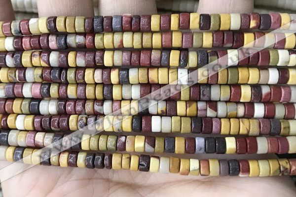 CRB2574 15.5 inches 2*4mm heishi mookaite beads wholesale