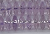 CRB262 15.5 inches 5*12mm rondelle amethyst gemstone beads