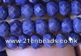 CRB2644 15.5 inches 2*3mm faceted rondelle sapphire gemstone beads