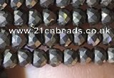 CRB2649 15.5 inches 2*3mm faceted rondelle pyrite beads wholesale