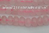 CRB2800 15.5 inches 4*6mm rondelle rose quartz beads wholesale