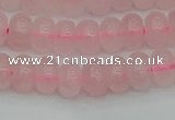 CRB2801 15.5 inches 5*8mm rondelle rose quartz beads wholesale