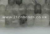 CRB2806 15.5 inches 5*8mm rondelle cloudy quartz beads wholesale