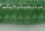 CRB2822 15.5 inches 6*10mm rondelle green aventurine beads