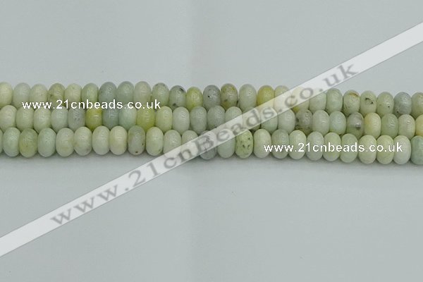 CRB2827 15.5 inches 6*10mm rondelle jade beads wholesale