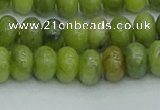 CRB2837 15.5 inches 6*10mm rondelle Chinese chrysoprase beads