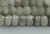 CRB2861 15.5 inches 5*8mm rondelle grey agate beads