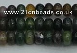 CRB2865 15.5 inches 4*6mm rondelle Indian agate beads