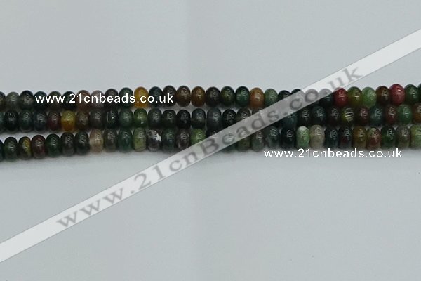 CRB2866 15.5 inches 5*8mm rondelle Indian agate beads