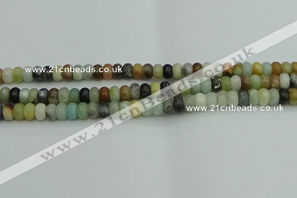 CRB2876 15.5 inches 5*8mm rondelle amazonite beads wholesale