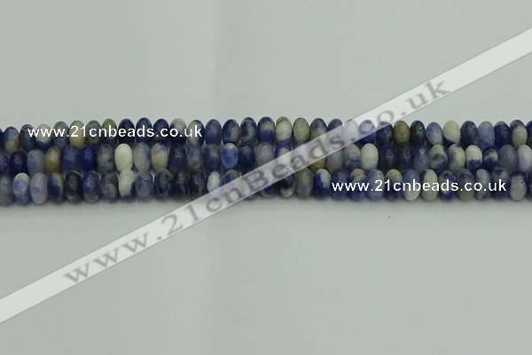 CRB2880 15.5 inches 4*6mm rondelle sodalite beads wholesale