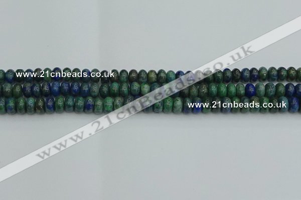 CRB2890 15.5 inches 4*6mm rondelle chrysocolla beads wholesale