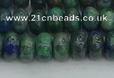 CRB2892 15.5 inches 6*10mm rondelle chrysocolla beads wholesale