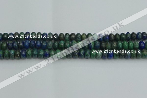 CRB2892 15.5 inches 6*10mm rondelle chrysocolla beads wholesale