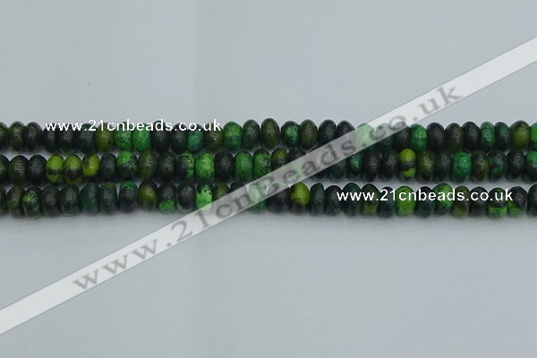 CRB2896 15.5 inches 5*8mm rondelle chrysocolla beads wholesale