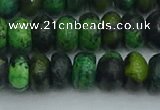 CRB2897 15.5 inches 6*10mm rondelle chrysocolla beads wholesale