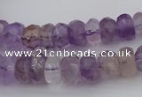 CRB301 15.5 inches 5*8mm - 10*14mm faceted rondelle ametrine beads