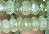 CRB3015 15.5 inches 5*9mm faceted rondelle prehnite beads