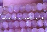 CRB3107 15.5 inches 2*3mm faceted rondelle tiny moonstone beads