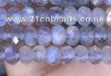 CRB3144 15.5 inches 2.5*4mm faceted rondelle tiny labradorite beads