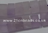 CRB315 15.5 inches 8*12mm tyre matte amethyst gemstone beads