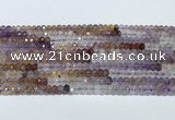 CRB3203 15.5 inches 2.5*3.5mm faceted rondelle mixed quartz beads