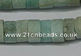 CRB324 15.5 inches 8*12mm tyre matte amazonite gemstone beads