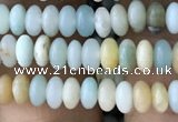 CRB4004 15.5 inches 2.5*4.5mm rondelle amazonite beads wholesale