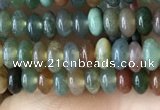 CRB4009 15.5 inches 2.5*4.5mm rondelle Indian agate beads wholesale