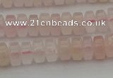 CRB401 15.5 inches 5*8mm rondelle rose quartz beads wholesale