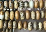 CRB4011 15.5 inches 2.5*4.5mm rondelle picture jasper beads wholesale