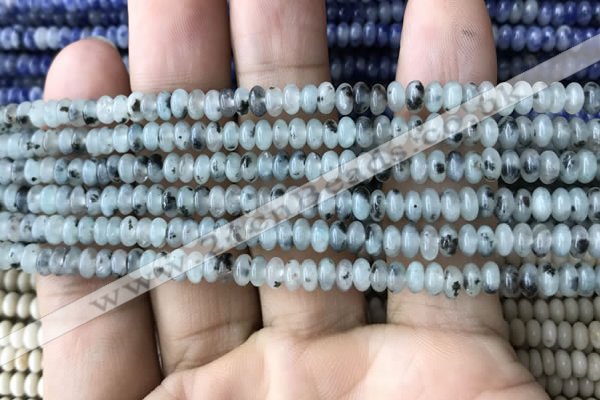 CRB4012 15.5 inches 2.5*4.5mm rondelle sesame jasper beads wholesale