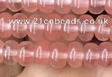 CRB4030 15.5 inches 4*6mm rondelle cherry quartz beads wholesale