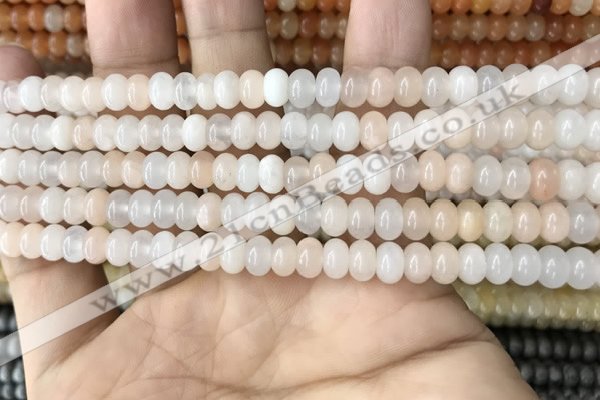 CRB4039 15.5 inches 4*6mm rondelle pink aventurine beads wholesale