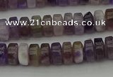 CRB404 15.5 inches 5*8mm rondelle amethyst gemstone beads