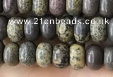 CRB4054 15.5 inches 4*6mm rondelle artistic jasper beads wholesale